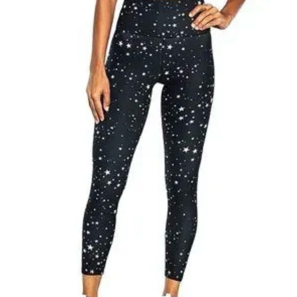 Women's  Victoria secret pink Black Star Print Leggings